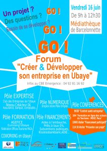 Forum "Créer et Développer son entreprise" Barcelonnette vendredi 16/06